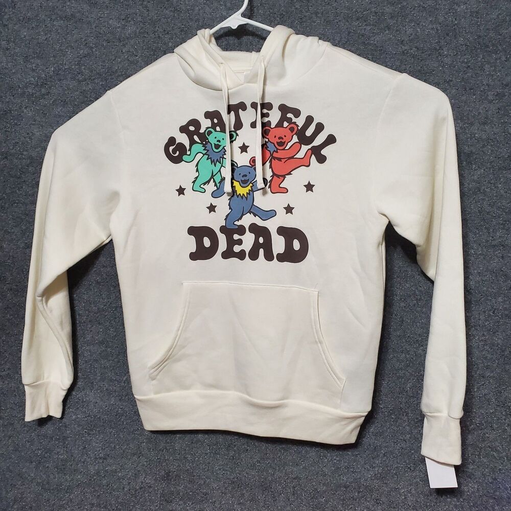 Grateful Dead Hoodie Mens Small Dancing Bears Mad Engine Retro Rock Band Grunge
